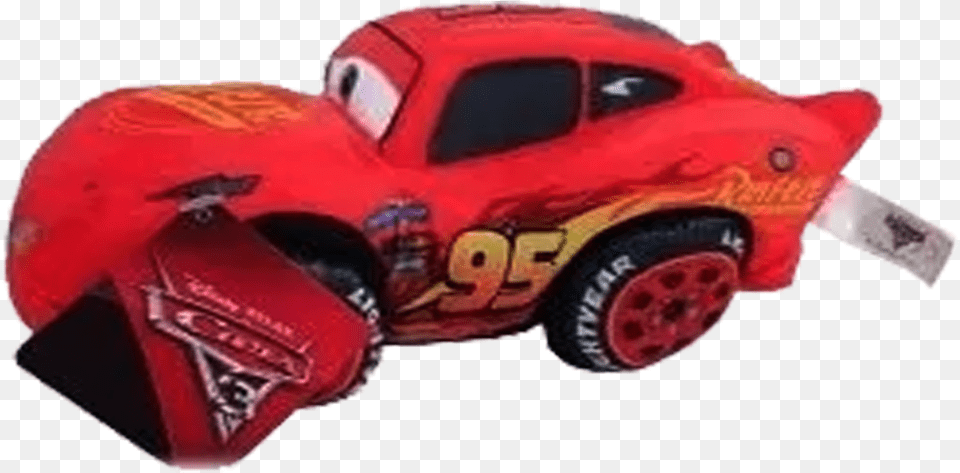 Transparent Rayo Mcqueen Famosa Softies Plush Mcqueen Cars, Helmet, Car, Transportation, Vehicle Png