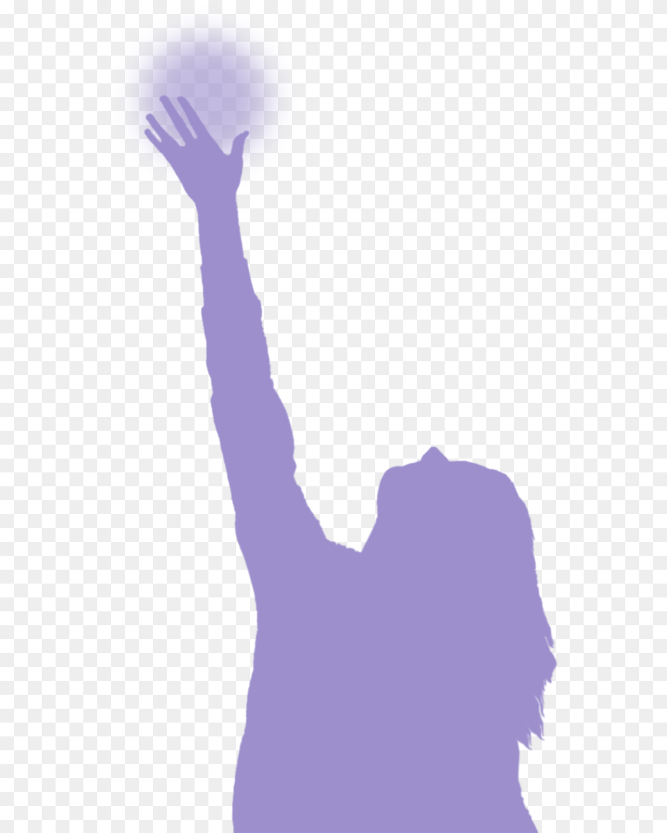 Transparent Reaching Hands Woman Reaching Up Silhouette, Adult, Male, Man, Person Free Png