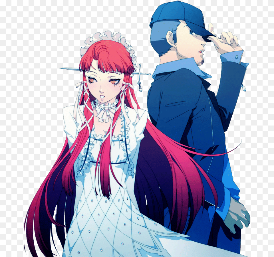 Transparent Reaching Mitsuru Kirijo X Minato Arisato, Book, Publication, Comics, Adult Free Png Download