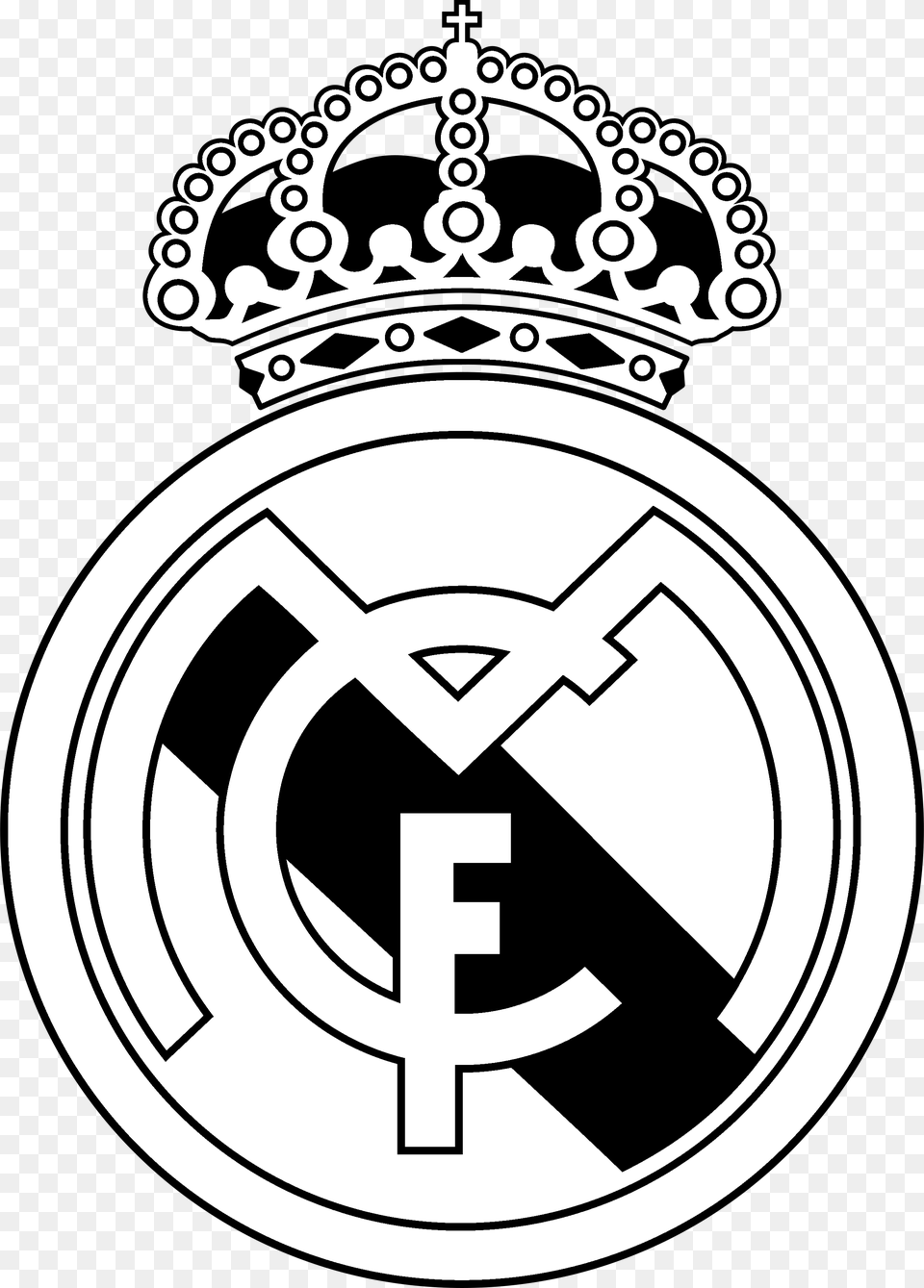 Transparent Real Madrid Crest Vector Real Madrid, Accessories, Emblem, Jewelry, Symbol Free Png Download