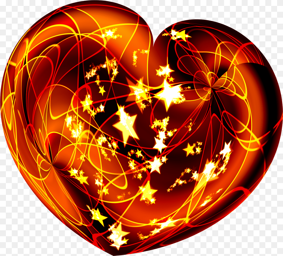 Real Stars Heart Free Transparent Png
