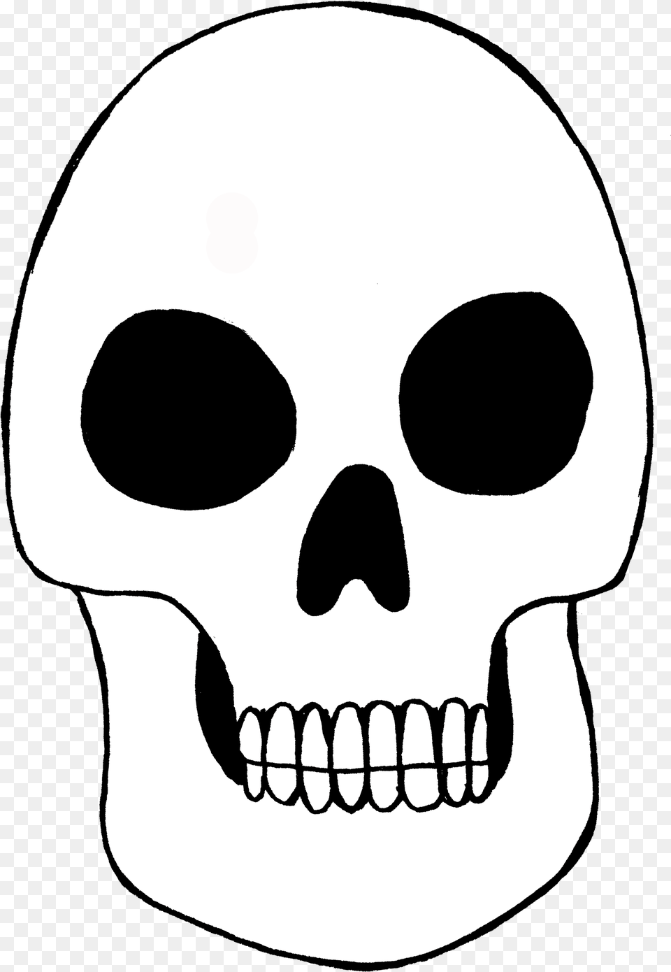 Transparent Realistic Skull Clipart Ms Paint Skull Transparent, Stencil, Person, Face, Head Free Png