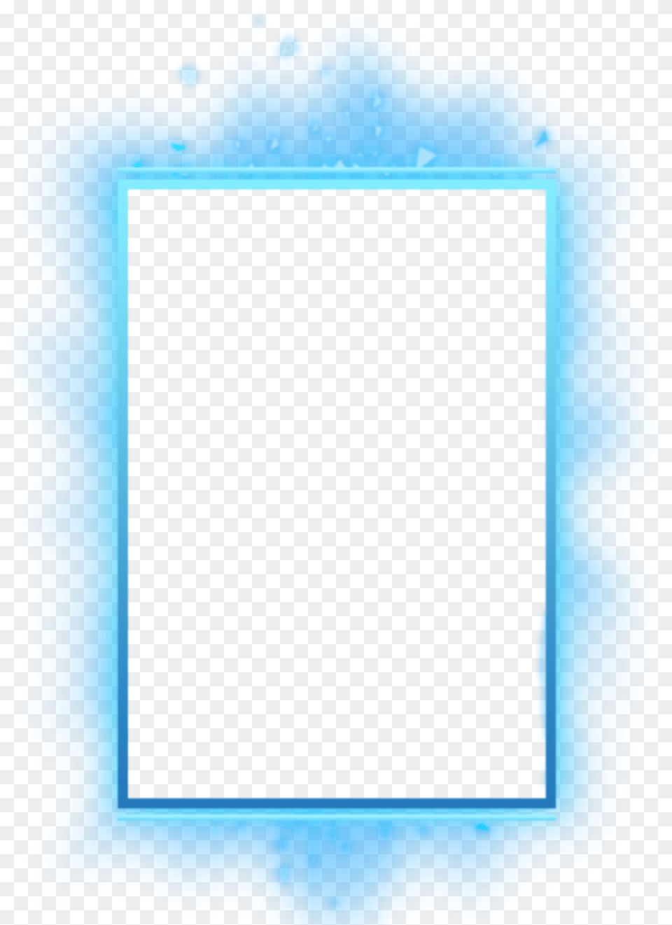 Transparent Rectangle Frame Transparent Glowing Rectangle, Electronics, Screen, Outdoors Free Png Download