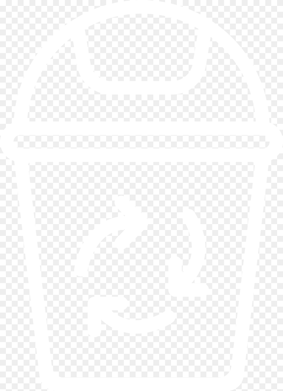 Transparent Recycle Clipart Black And White Sign, Cutlery Png
