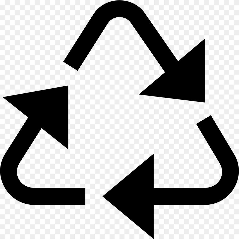 Transparent Recycle Symbol Clipart Recycling Icon, Gray Free Png Download