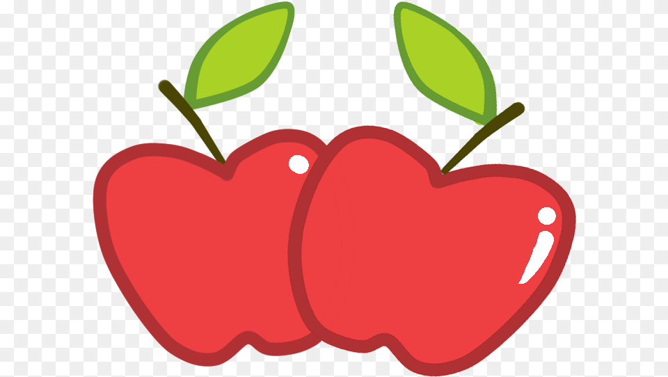 Transparent Red Apple Cutie Mark Apple, Food, Fruit, Plant, Produce Png Image