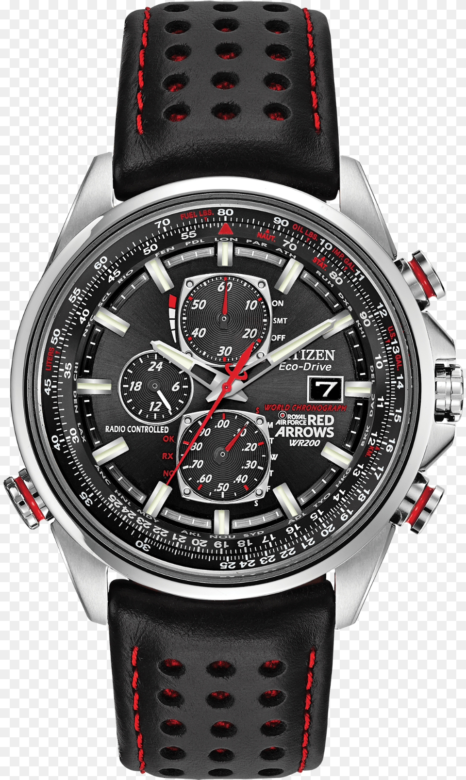 Transparent Red Arrows Citizen Red Arrows Chronograph, Arm, Body Part, Person, Wristwatch Png