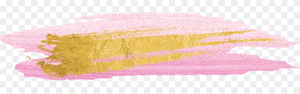 Transparent Red Brush Stroke Gold Pink Brush Stroke, Art Png Image