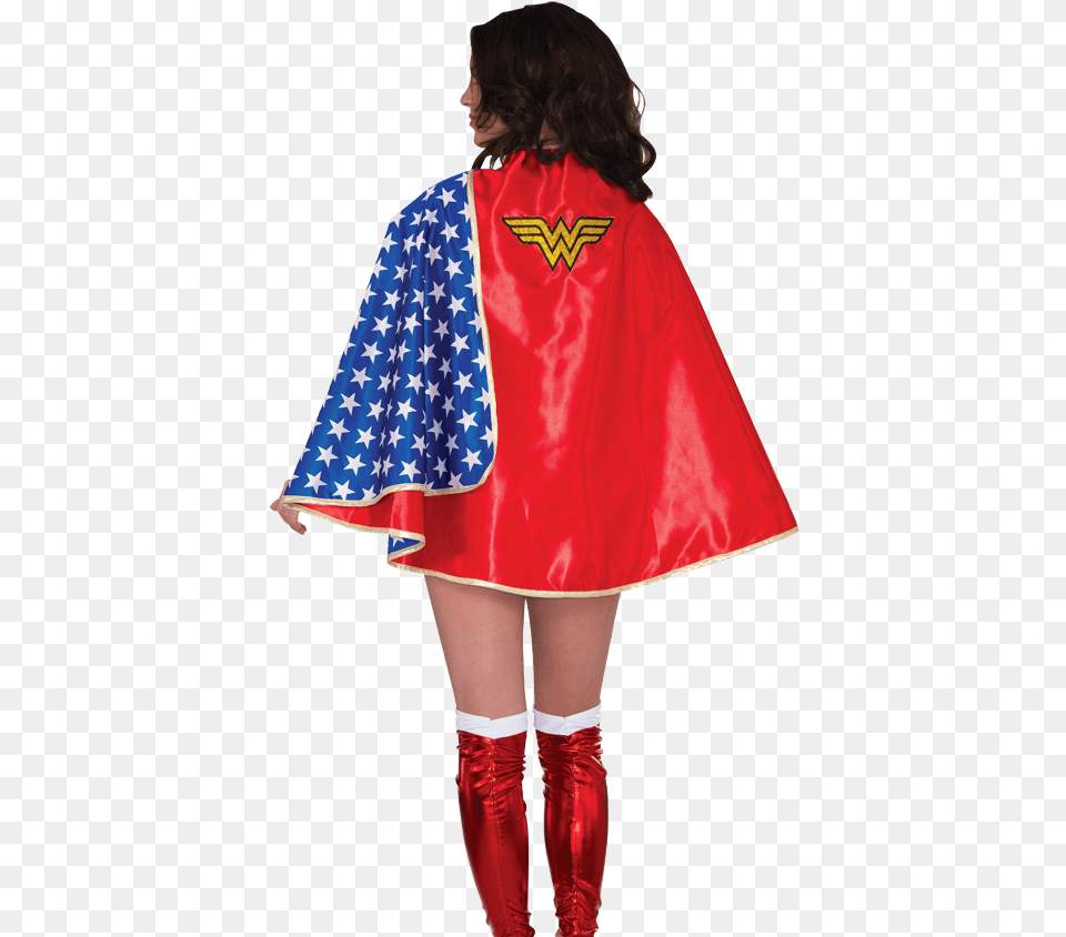 Red Cape Wonder Woman Cape, Clothing, Coat, Fashion, Child Free Transparent Png