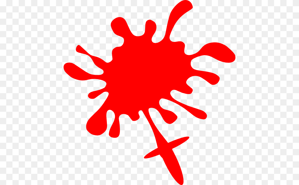 Transparent Red Circle Cross Paint Splash Clip Art, Stain, Food, Ketchup Free Png