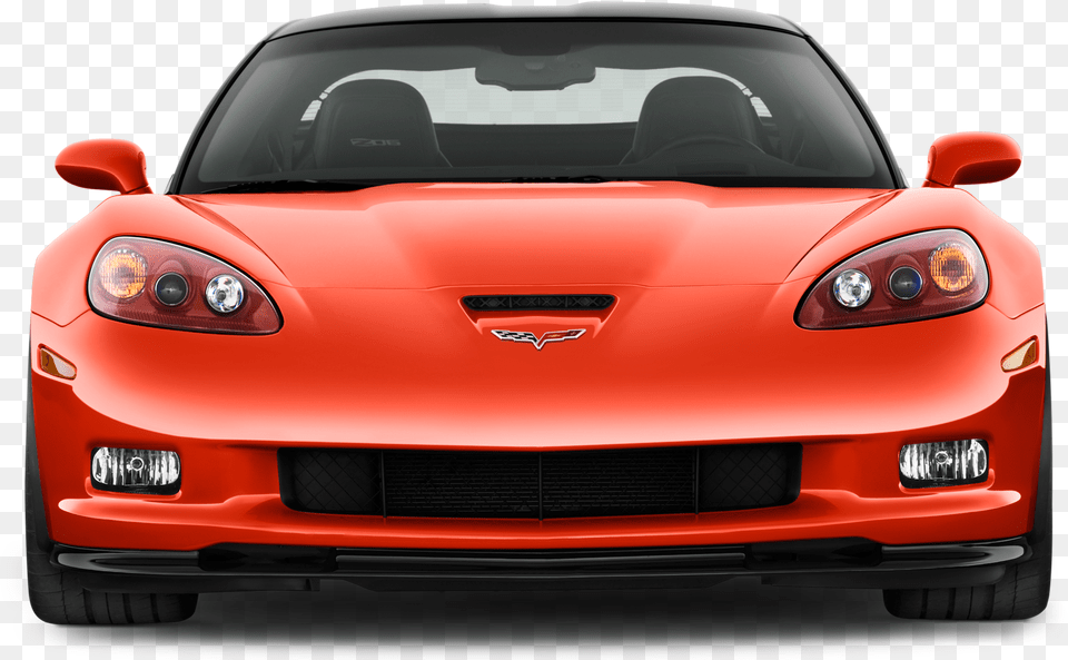 Red Corvette Supercar, Car, Coupe, Sports Car, Transportation Free Transparent Png
