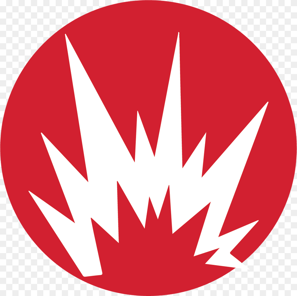 Transparent Red Explosion Ogon Minimalizm, Logo, Sticker, Leaf, Plant Png Image