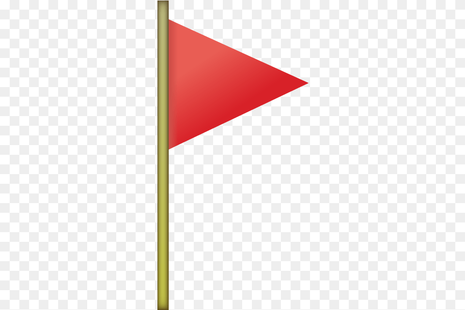 Transparent Red Flag Emoji, Triangle Png