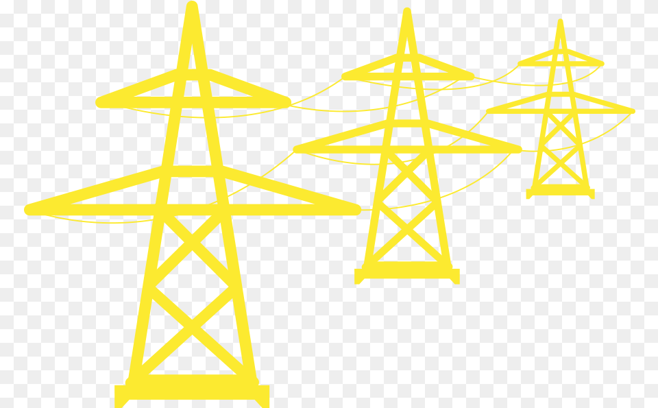 Transparent Red Grid Transmission Tower, Cable, Electric Transmission Tower, Power Lines, Cross Png
