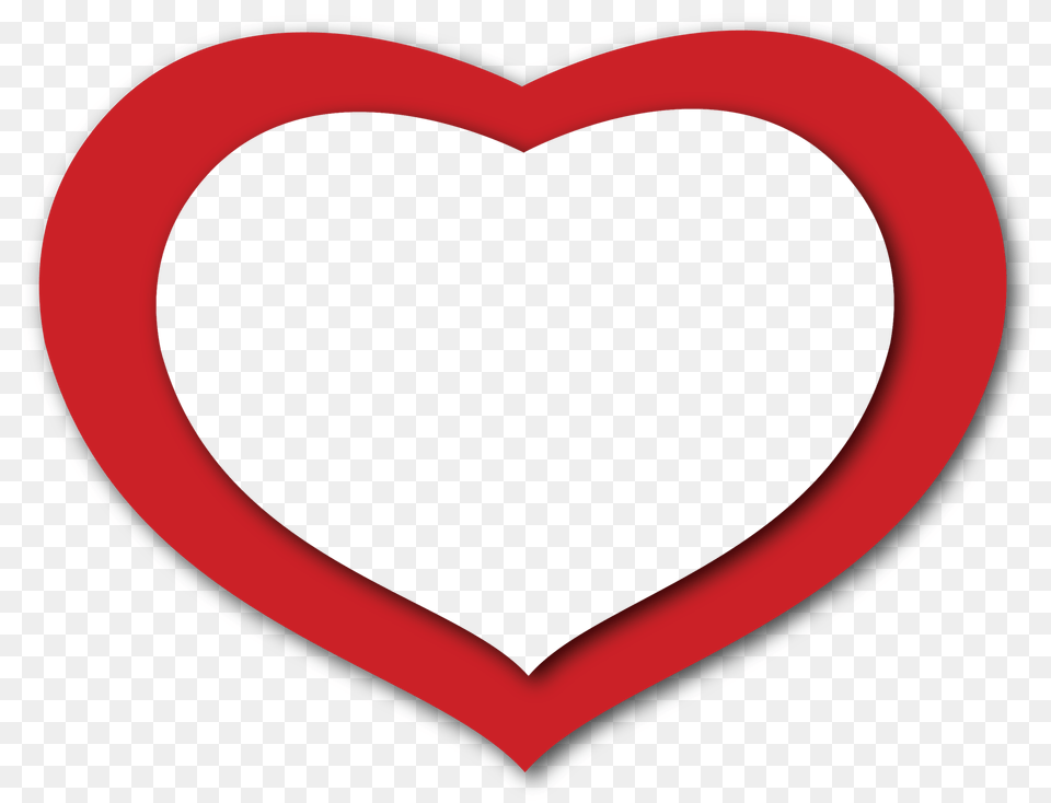 Transparent Red Heart Clipart Red And White Heart Free Png