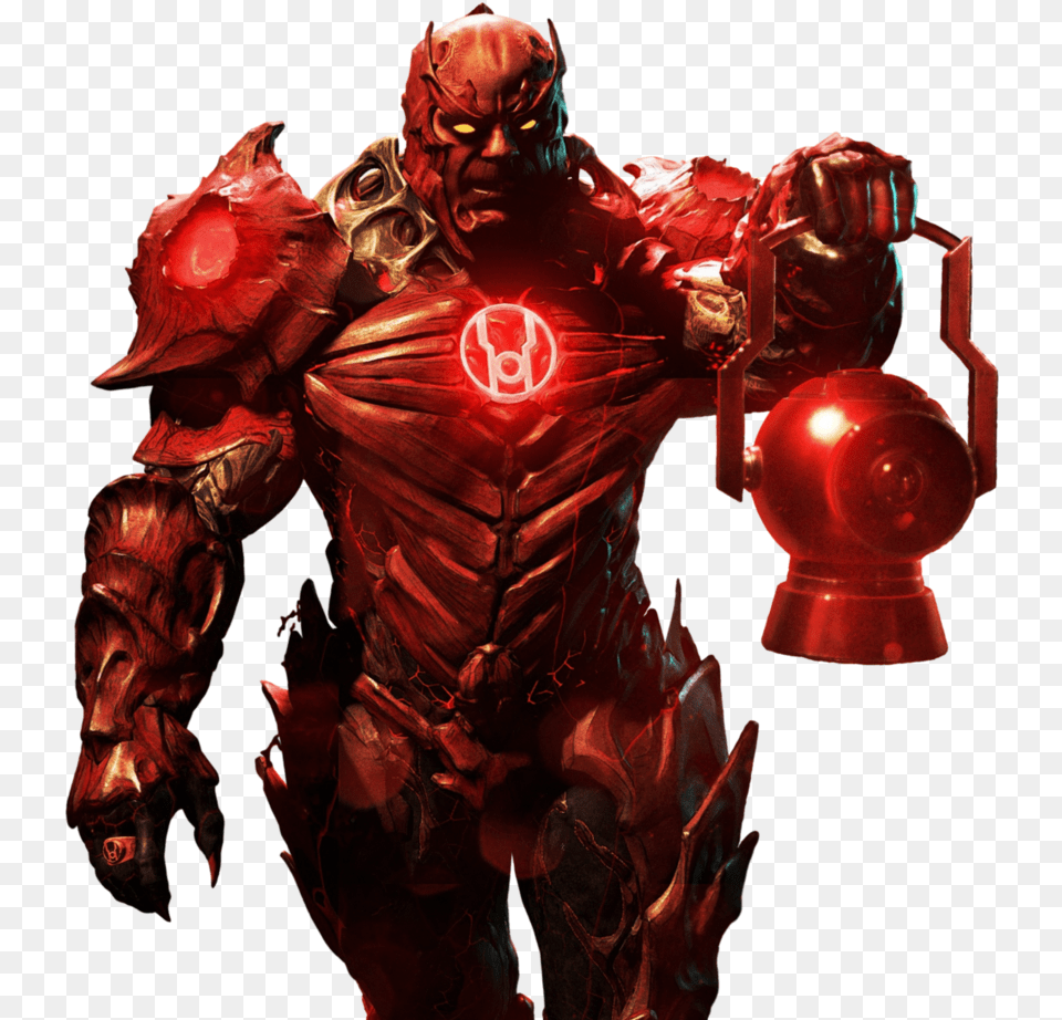 Transparent Red Lantern Red Lantern Atrocitus, Adult, Male, Man, Person Free Png Download