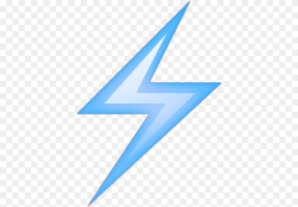 Transparent Red Lightning Bolt Clipart Star Emoji Transparent, Star Symbol, Symbol, Blade, Dagger Free Png