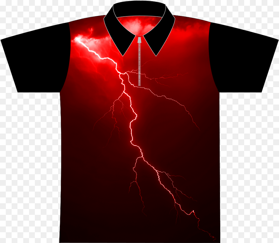 Transparent Red Lightning Lightning, Clothing, Shirt, Nature, Outdoors Png