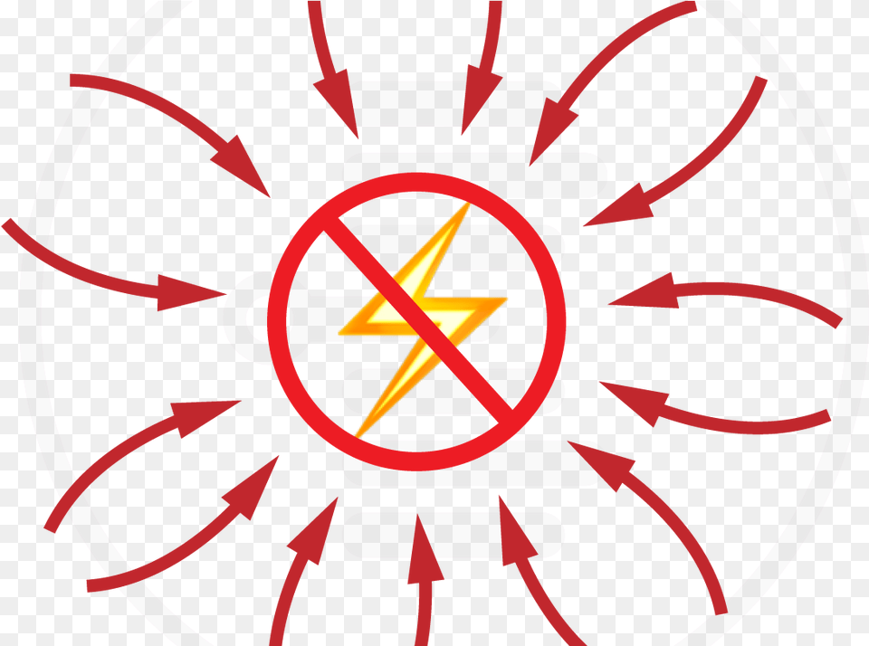 Transparent Red Lightning No Eating Or Drinking Sign Cartoon, Machine, Wheel, Symbol, Device Free Png Download