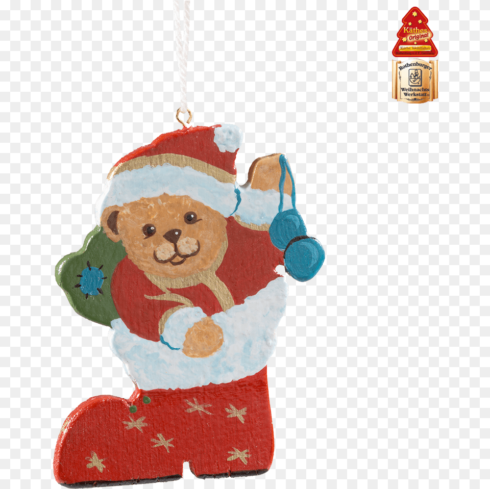 Transparent Red Ornament Teddy Bear, Christmas, Christmas Decorations, Festival, Animal Free Png Download