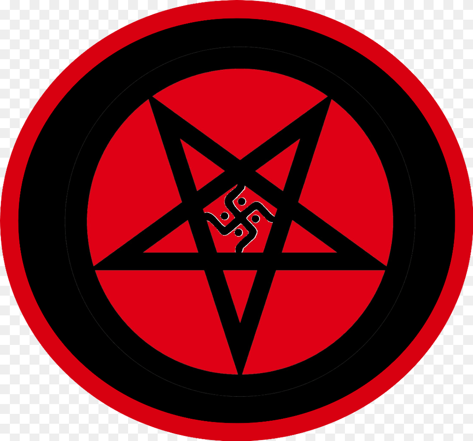 Transparent Red Pentagram Satanic Symbols, Star Symbol, Symbol, Road Sign, Sign Png