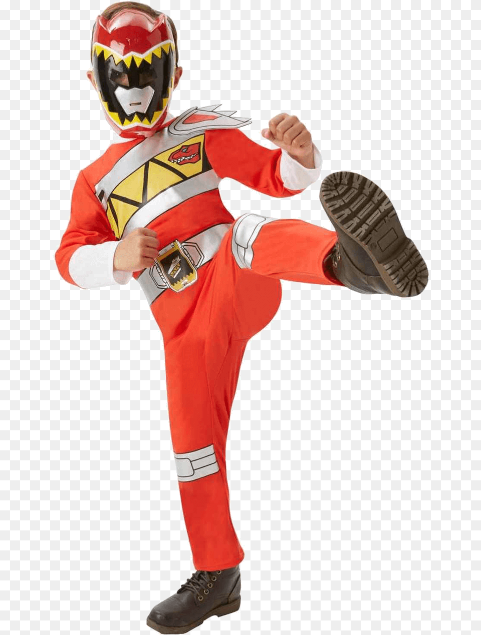 Transparent Red Ranger Red Power Ranger Costume Uk, Clothing, Shoe, Footwear, Person Png Image