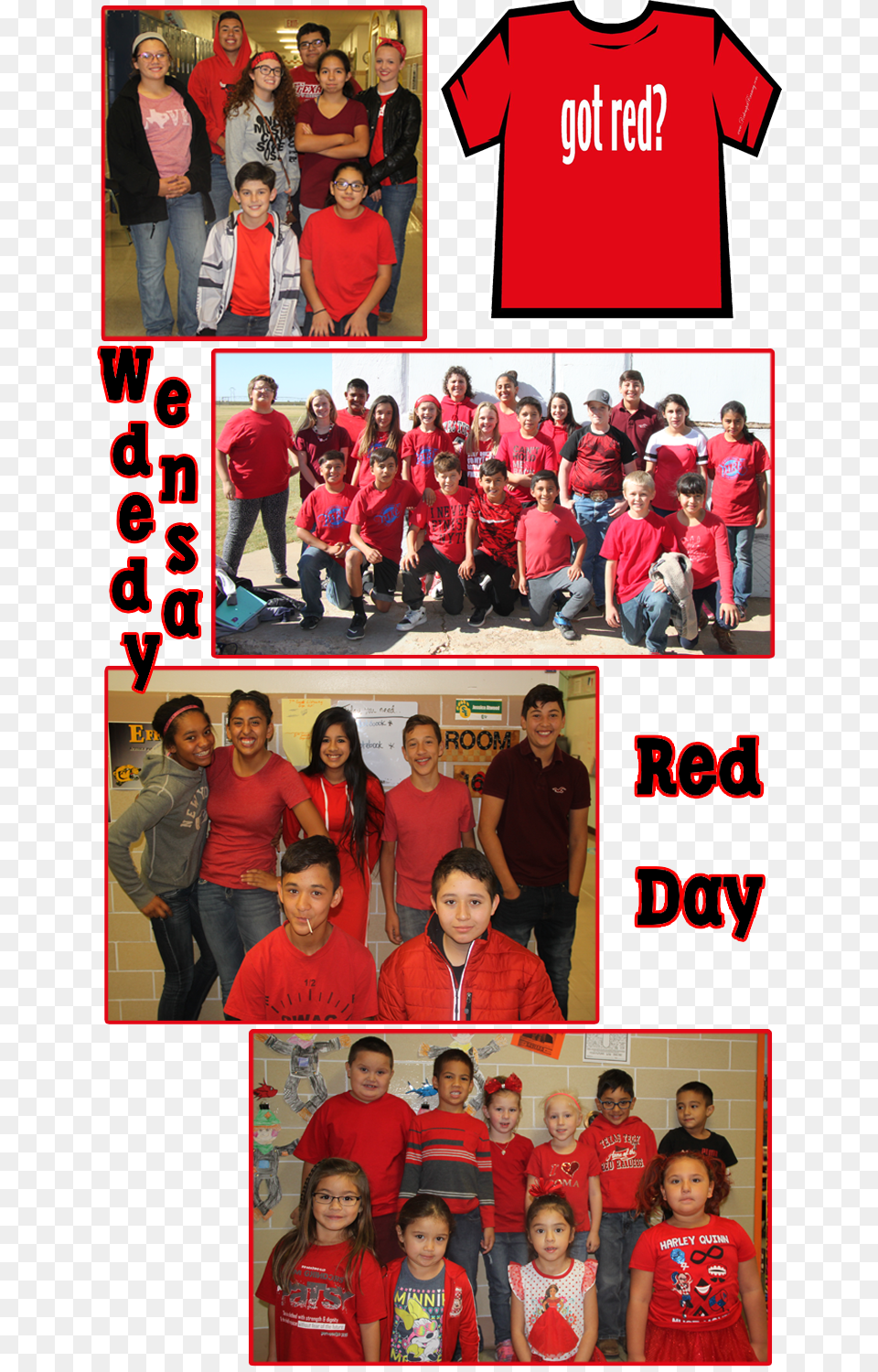 Transparent Red Ribbon Week Family Reunion T Shirts, Person, Collage, Clothing, People Png