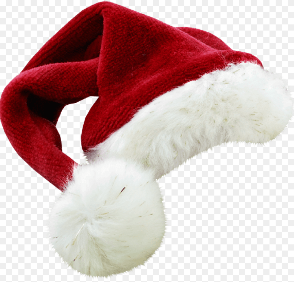 Red Santa Hat Picture Background Christmas Hat Jpg, Clothing, Fur, Scarf Free Transparent Png