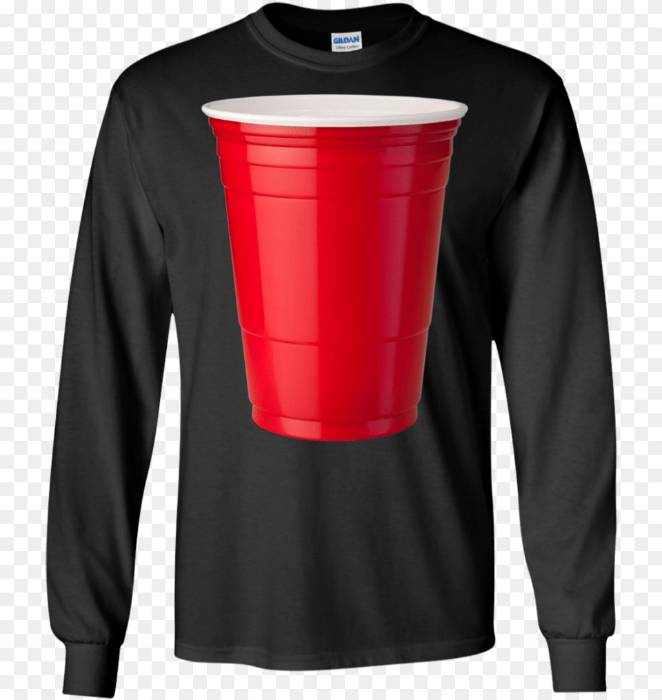 Red Solo Cup Clipart Shirt, Clothing, Long Sleeve, Sleeve, Disposable Cup Free Transparent Png