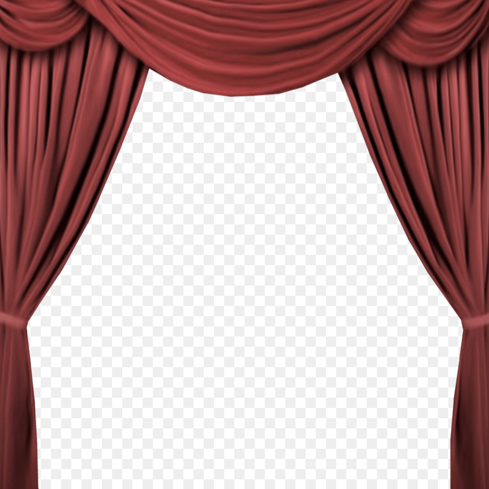 Red Stage Curtains Shtori Na Prozrachnom Fone, Curtain, Texture, Indoors, Theater Free Transparent Png