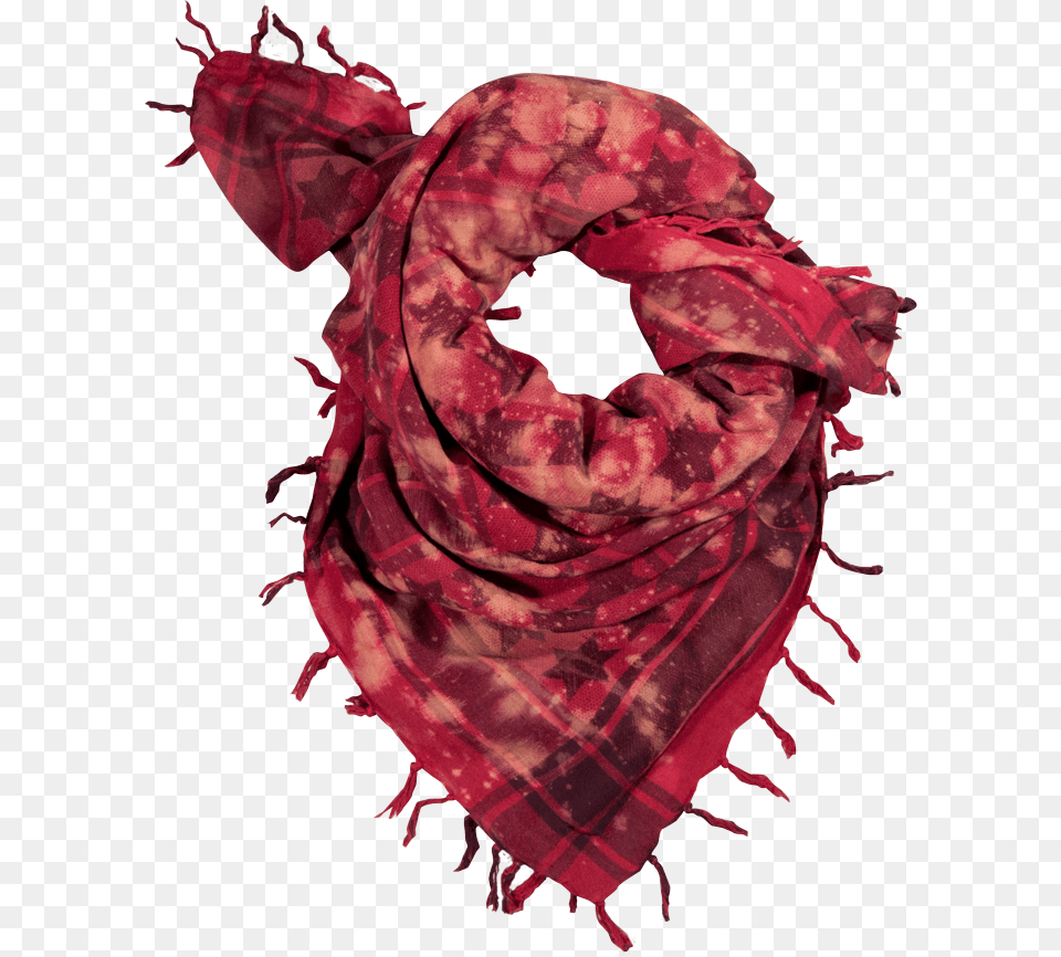 Red Starburst Scarf, Clothing, Stole, Flower, Plant Free Transparent Png