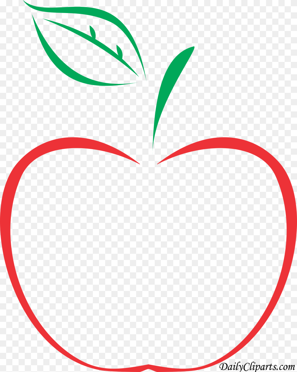 Transparent Red Underline Heart, Leaf, Plant, Apple, Food Png Image