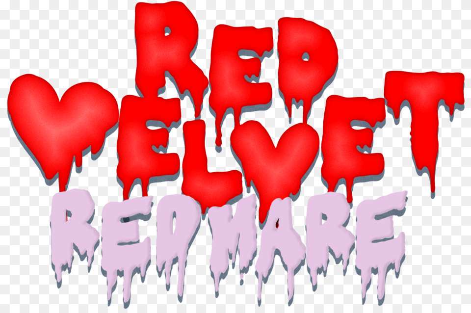 Transparent Red Velvet Logo Red Velvet Redmare Logo, Heart, Art, Person Free Png Download