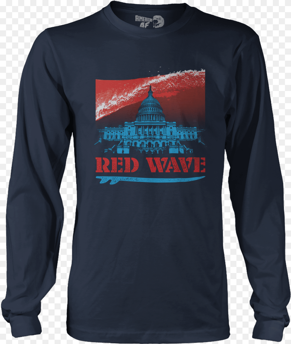 Transparent Red Wave, Clothing, Long Sleeve, Sleeve, T-shirt Free Png Download