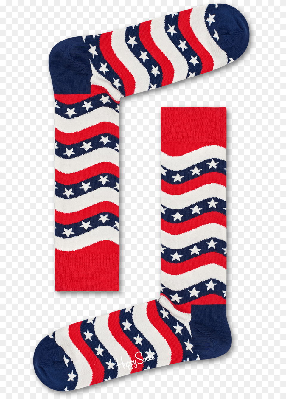 Transparent Red White And Blue Stars Sock, Clothing, Hosiery, Baby, Person Png Image