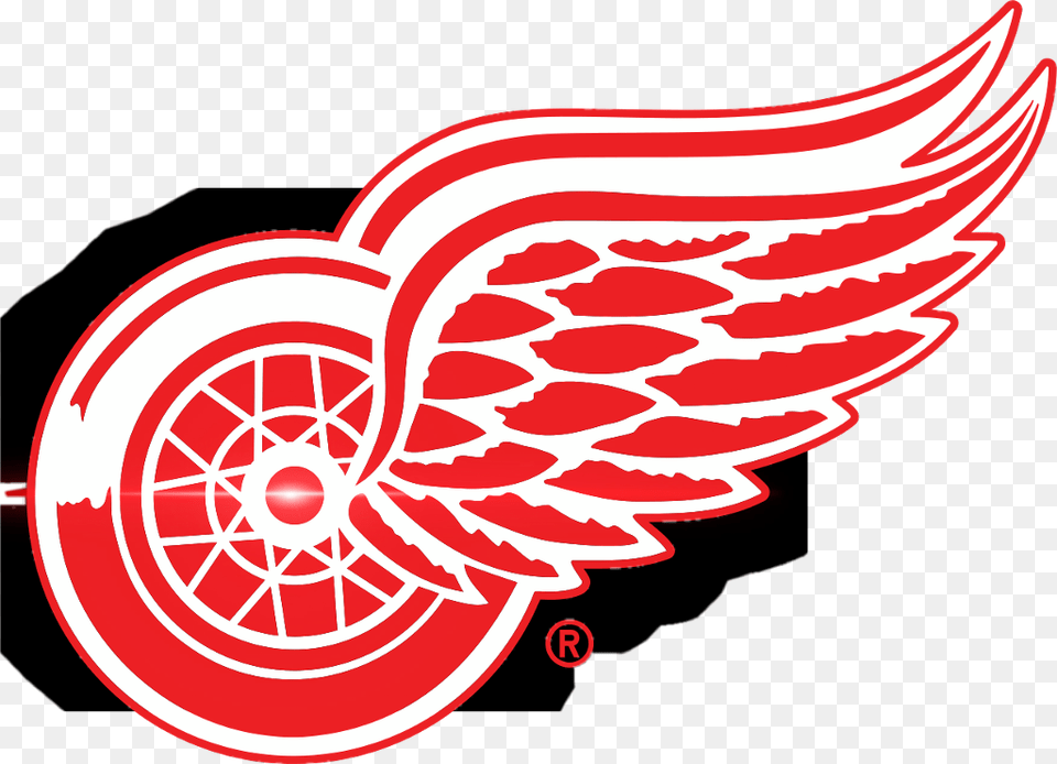 Transparent Red Wings Logo Detroit Red Wings Logo, Sticker, Emblem, Symbol Png