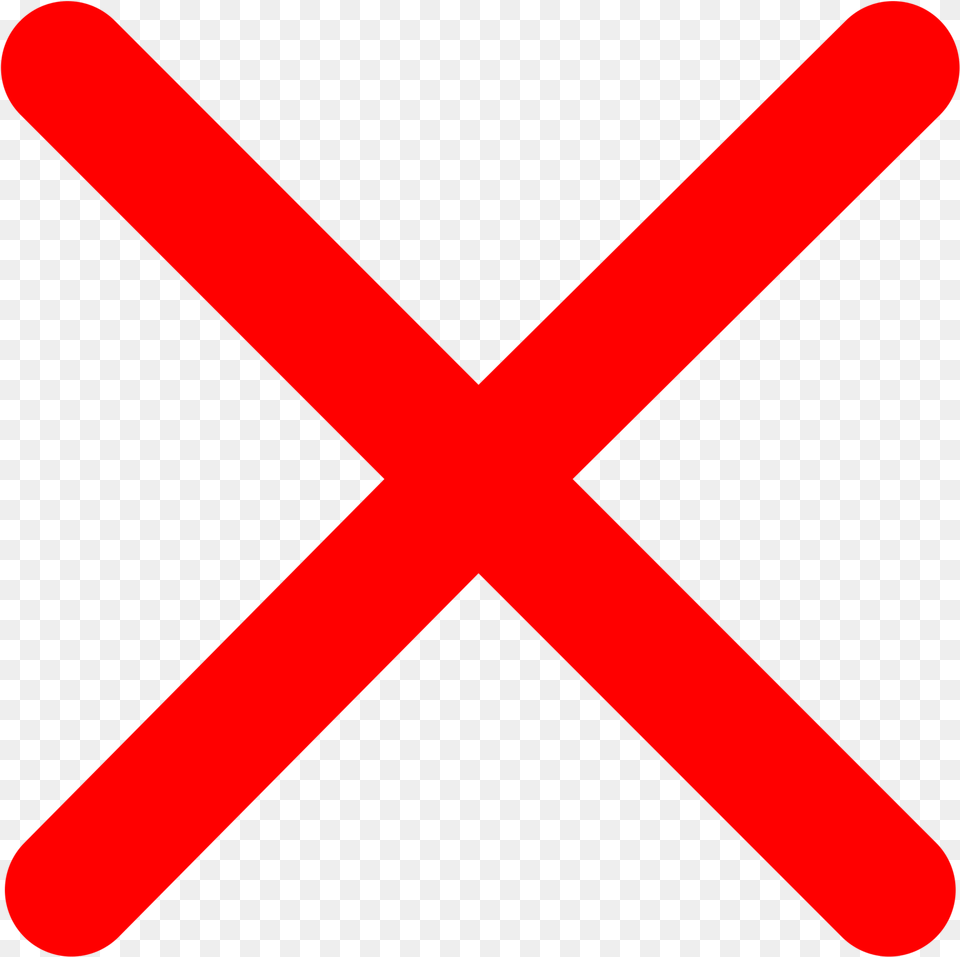 Transparent Red X Mark, Symbol, Sign, Cricket, Cricket Bat Png