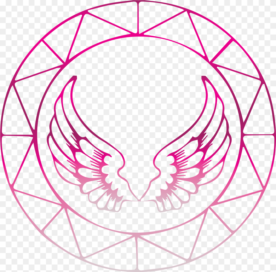 Transparent Reiki Angel Wings Clipart, Emblem, Symbol Png Image