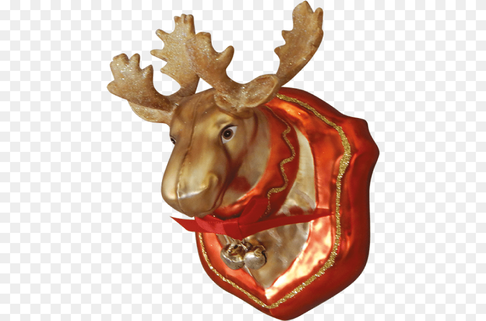Transparent Reindeer Head Reindeer, Accessories, Animal, Mammal, Moose Free Png Download