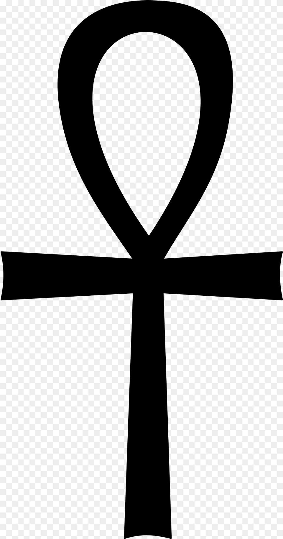 Transparent Religious Symbols Ankh Clipart, Gray Free Png Download