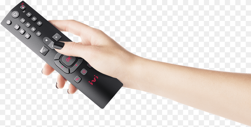 Transparent Remote Hand With Remote, Electronics, Remote Control Png