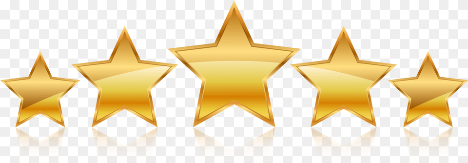 Transparent Review Stars Five Gold Stars, Light, Cross, Symbol, Weapon Free Png