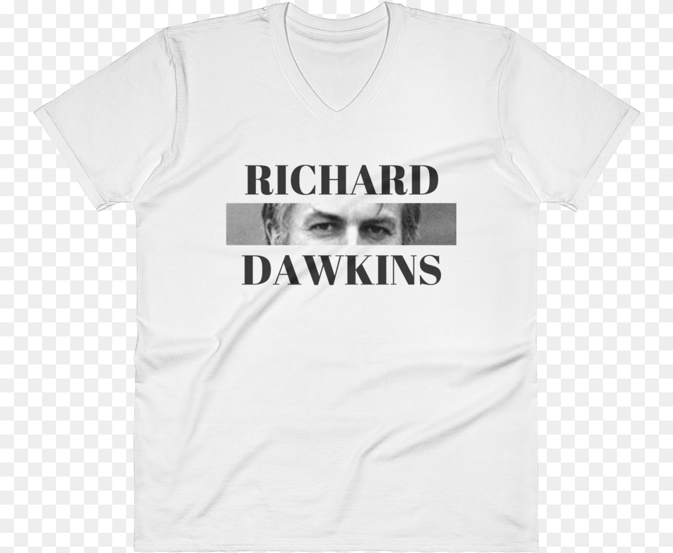 Transparent Richard Dawkins Oakley White T Shirt, Clothing, T-shirt, Face, Head Free Png Download