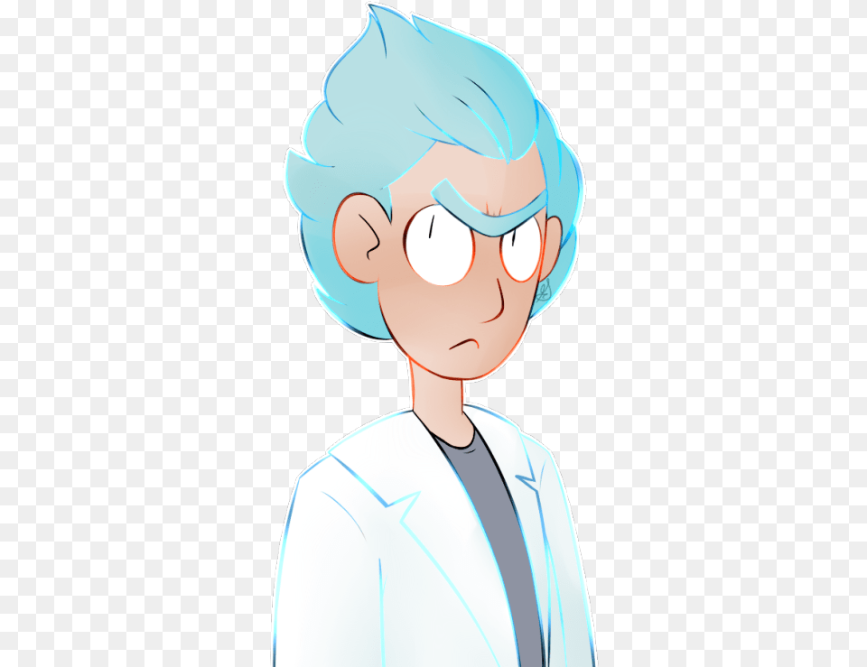 Transparent Rick Art By Http Human, Clothing, Coat, Lab Coat, Adult Png