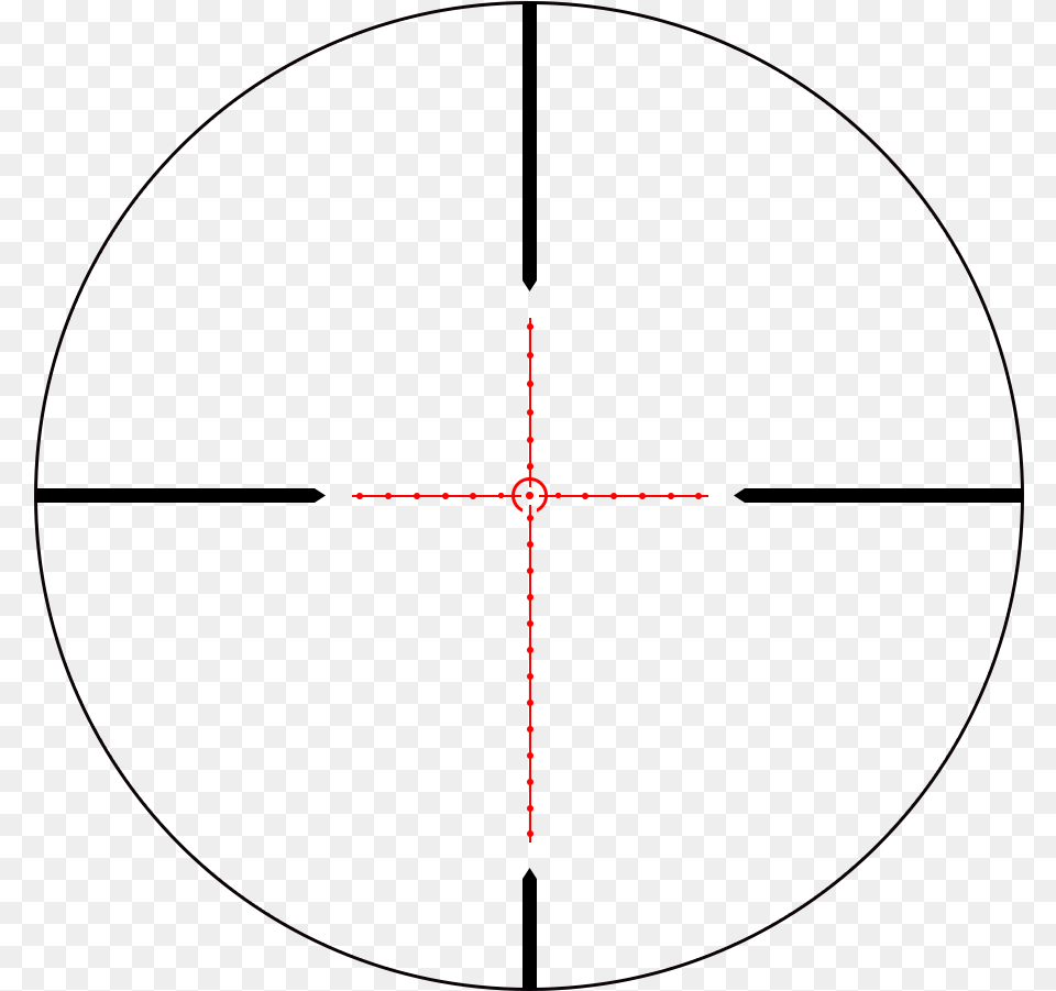 Transparent Rifle Scope Sig Sauer Tango 4 Reticle, Cross, Symbol Free Png Download