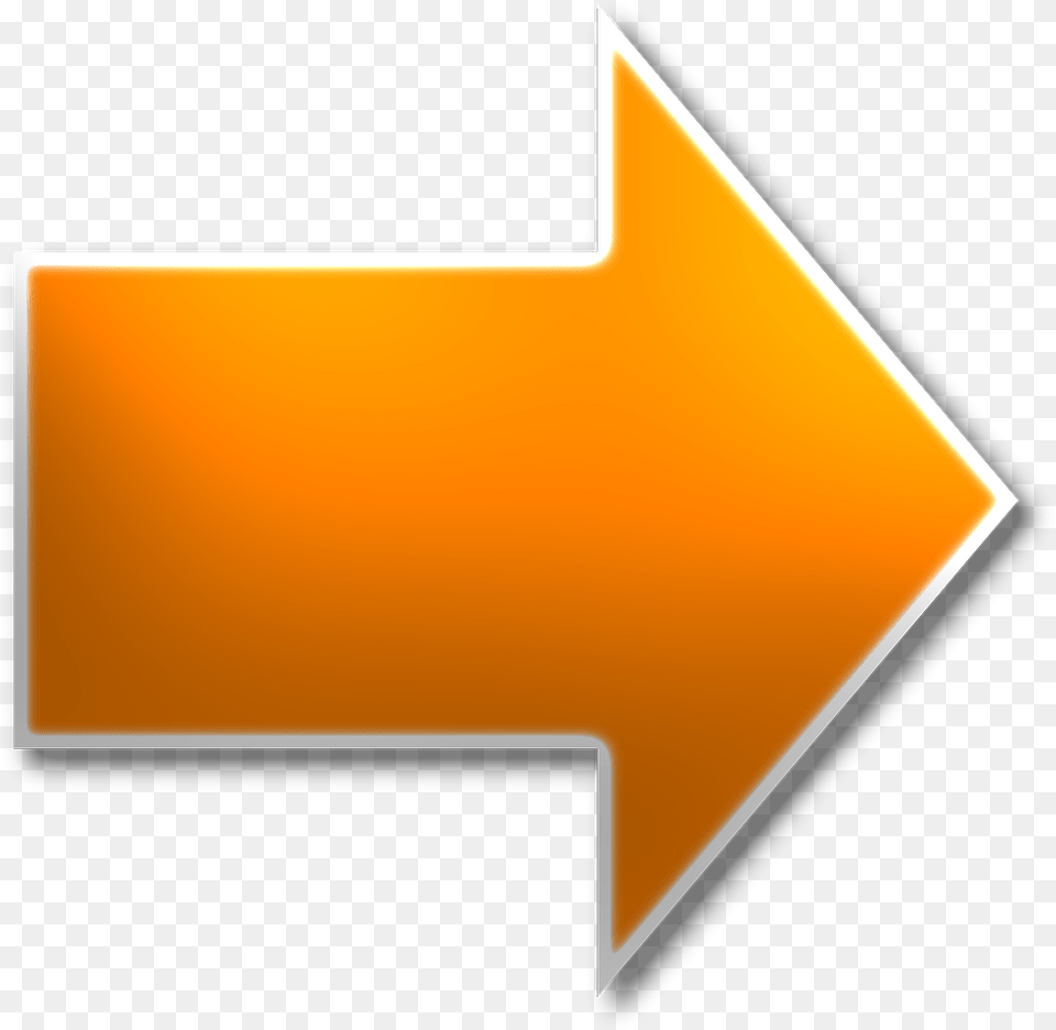 Transparent Right Arrow Orange, Logo, Symbol Free Png