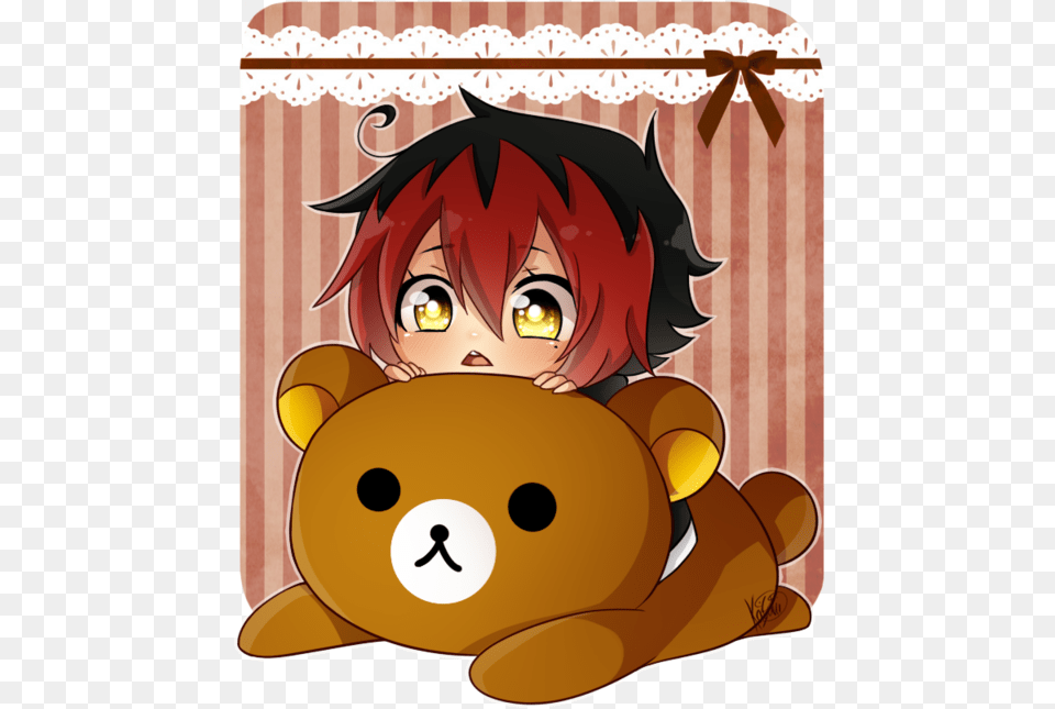 Transparent Rilakkuma Chibi Utau, Book, Comics, Publication, Face Free Png