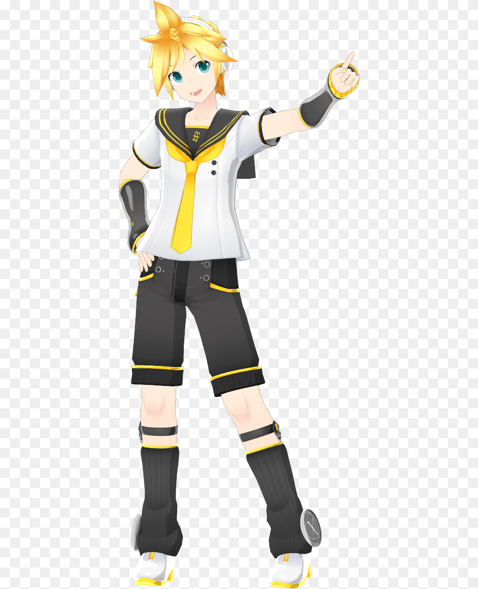 Rin Kagamine Kagamine Len V4x Mmd, Book, Clothing, Comics, Costume Free Transparent Png