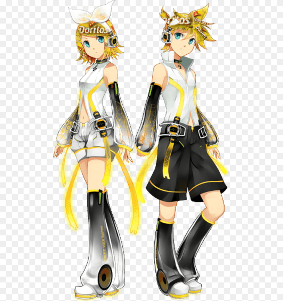 Transparent Rin Kagamine Kagamine Rin And Len Append, Book, Comics, Publication, Person Free Png Download