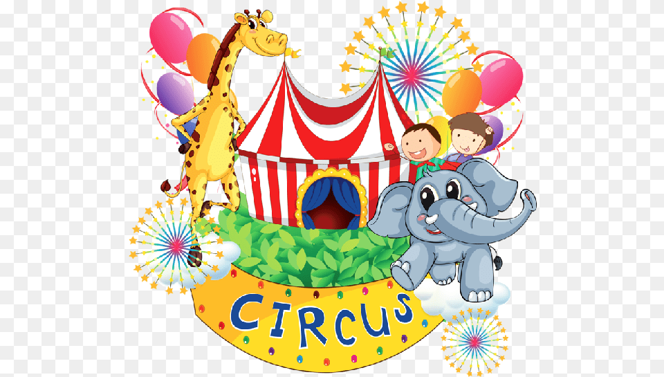 Transparent Ringmaster Clipart Cute Circus Tent Clipart, Leisure Activities, People, Person, Baby Free Png Download